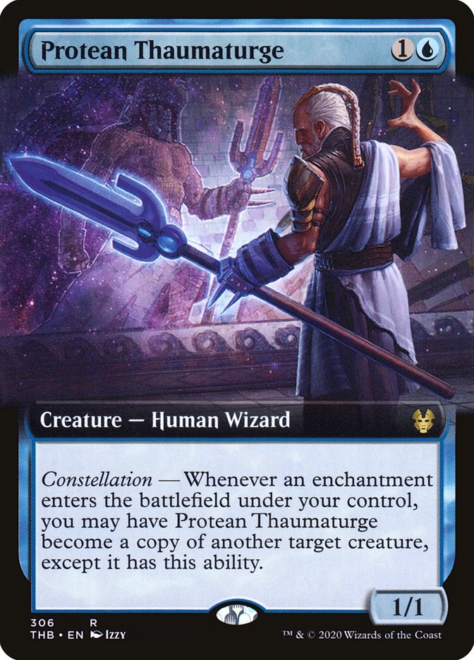Protean Thaumaturge (Extended Art) [Theros Beyond Death] MTG Single Magic: The Gathering | Red Claw Gaming