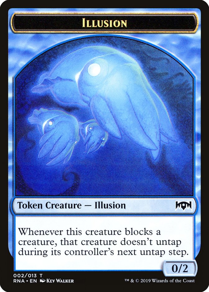 Illusion Token [Ravnica Allegiance Tokens] MTG Single Magic: The Gathering | Red Claw Gaming
