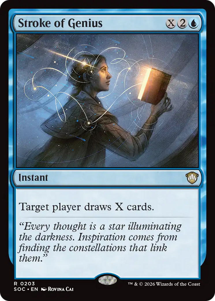 Stroke of Genius [Secrets of Strixhaven Commander] MTG Single Magic: The Gathering | Red Claw Gaming