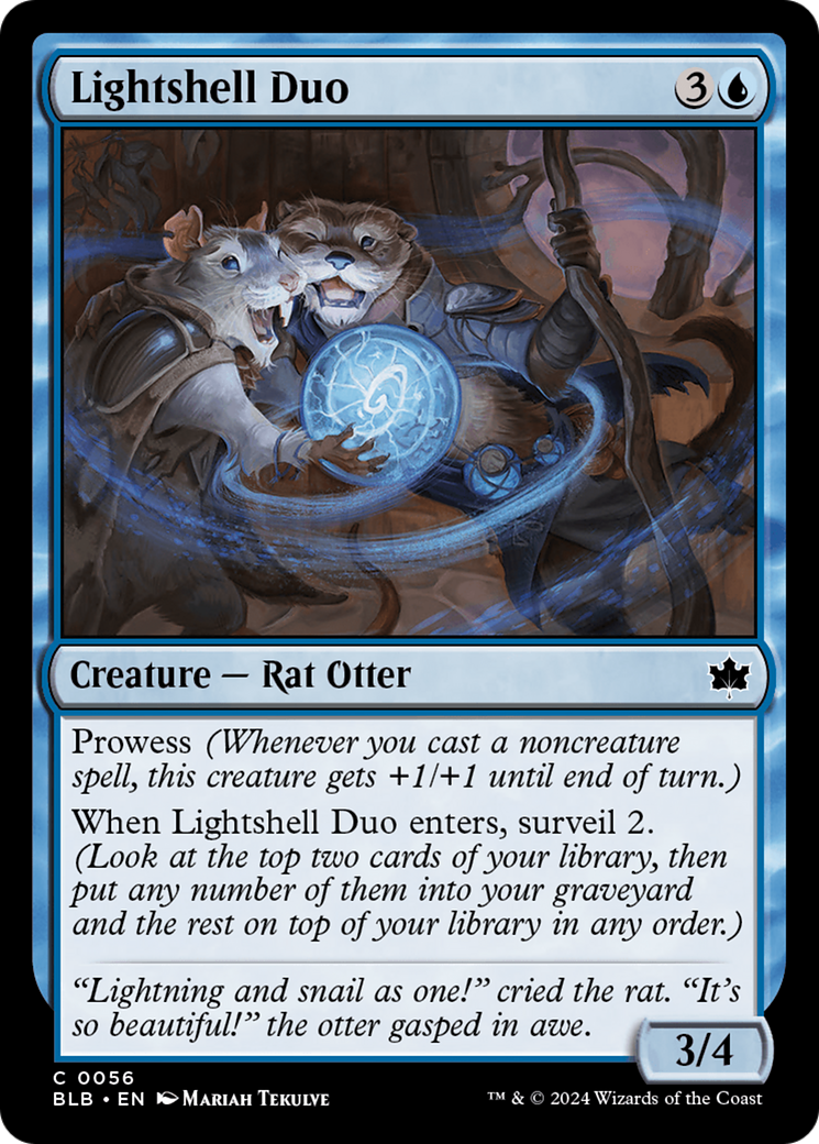 Lightshell Duo [Bloomburrow] MTG Single Magic: The Gathering    | Red Claw Gaming