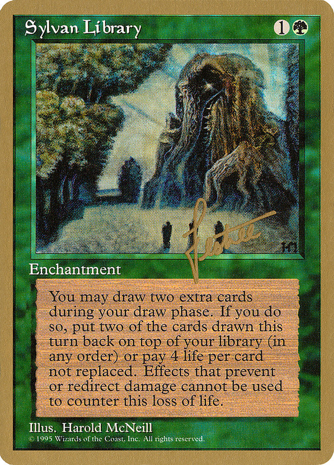Sylvan Library (Bertrand Lestree) [Pro Tour Collector Set] MTG Single Magic: The Gathering | Red Claw Gaming