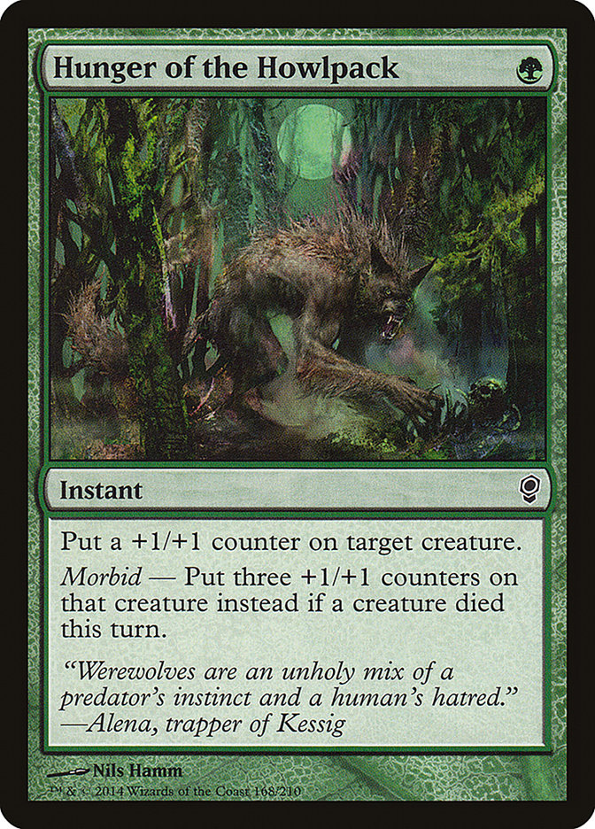 Hunger of the Howlpack [Conspiracy] MTG Single Magic: The Gathering | Red Claw Gaming