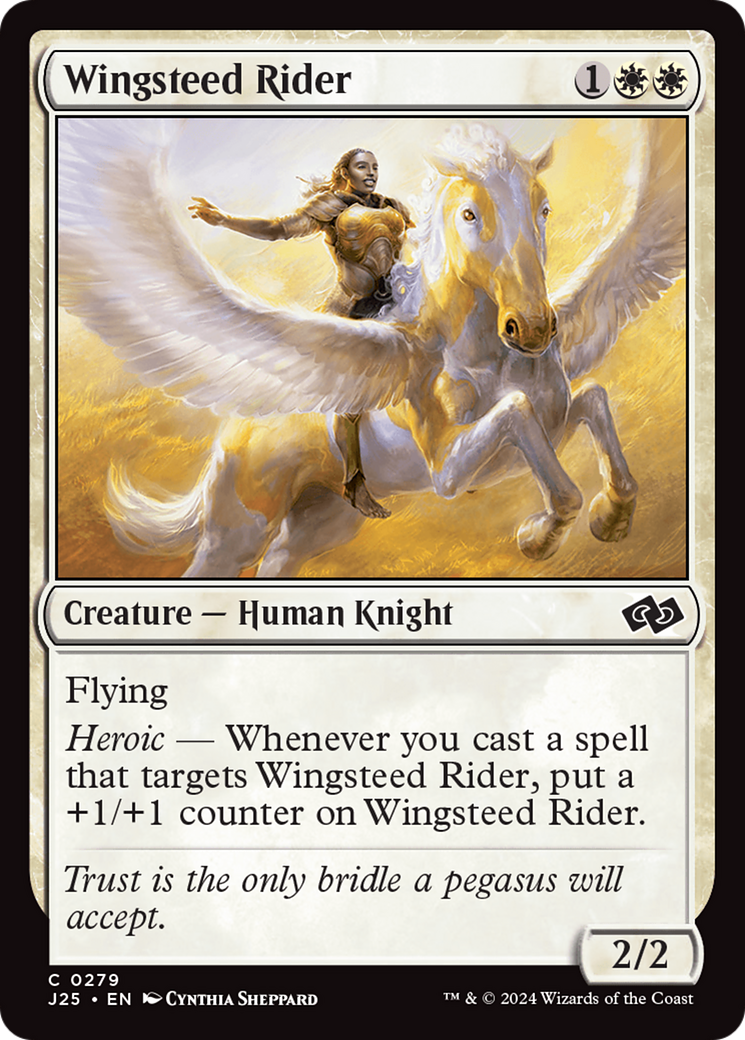 Wingsteed Rider [Foundations Jumpstart] MTG Single Magic: The Gathering | Red Claw Gaming
