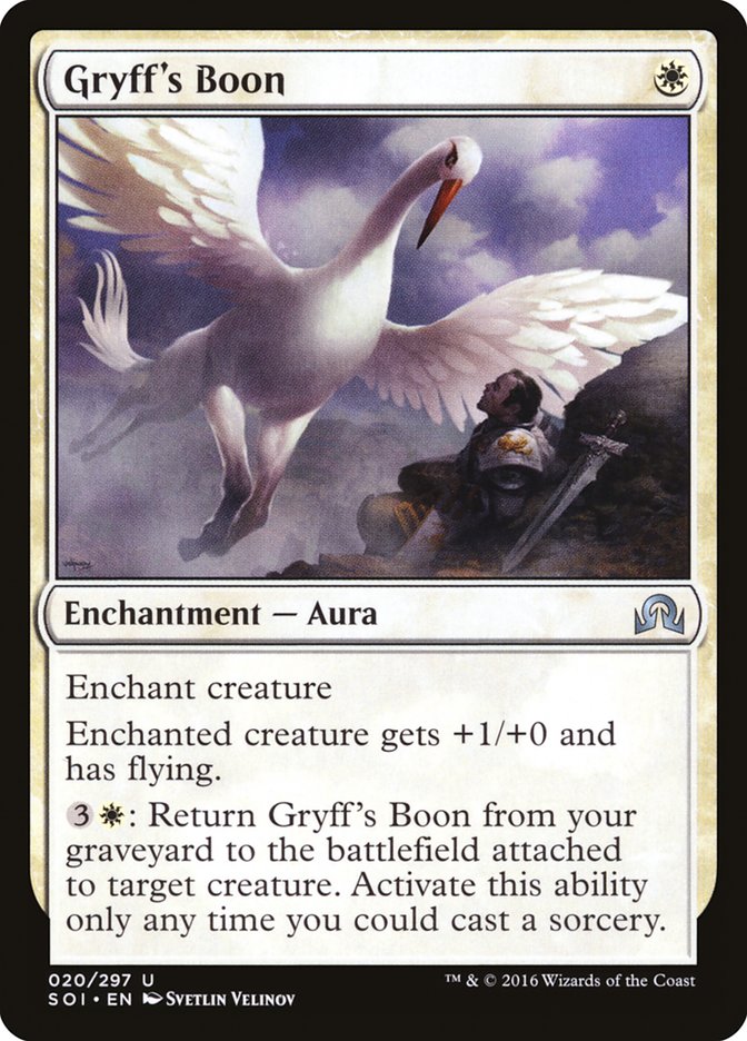 Gryff's Boon [Shadows over Innistrad] MTG Single Magic: The Gathering | Red Claw Gaming