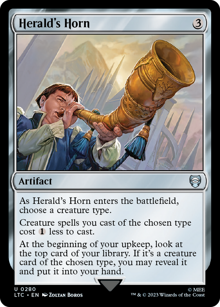 Herald's Horn [The Lord of the Rings: Tales of Middle-Earth Commander] MTG Single Magic: The Gathering | Red Claw Gaming