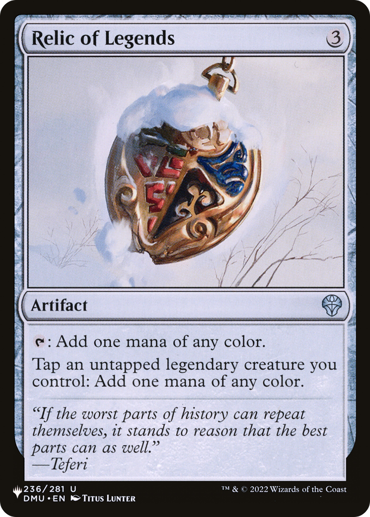 Relic of Legends [The List] MTG Single Magic: The Gathering | Red Claw Gaming