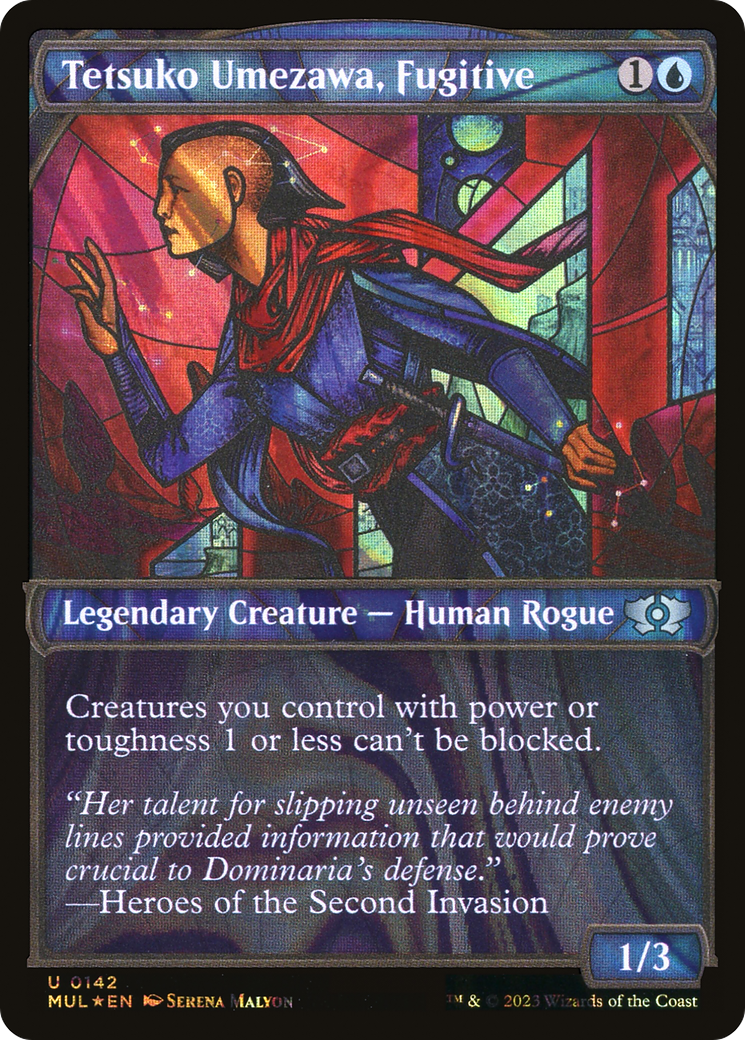 Tetsuko Umezawa, Fugitive (Halo Foil) [Multiverse Legends] MTG Single Magic: The Gathering | Red Claw Gaming