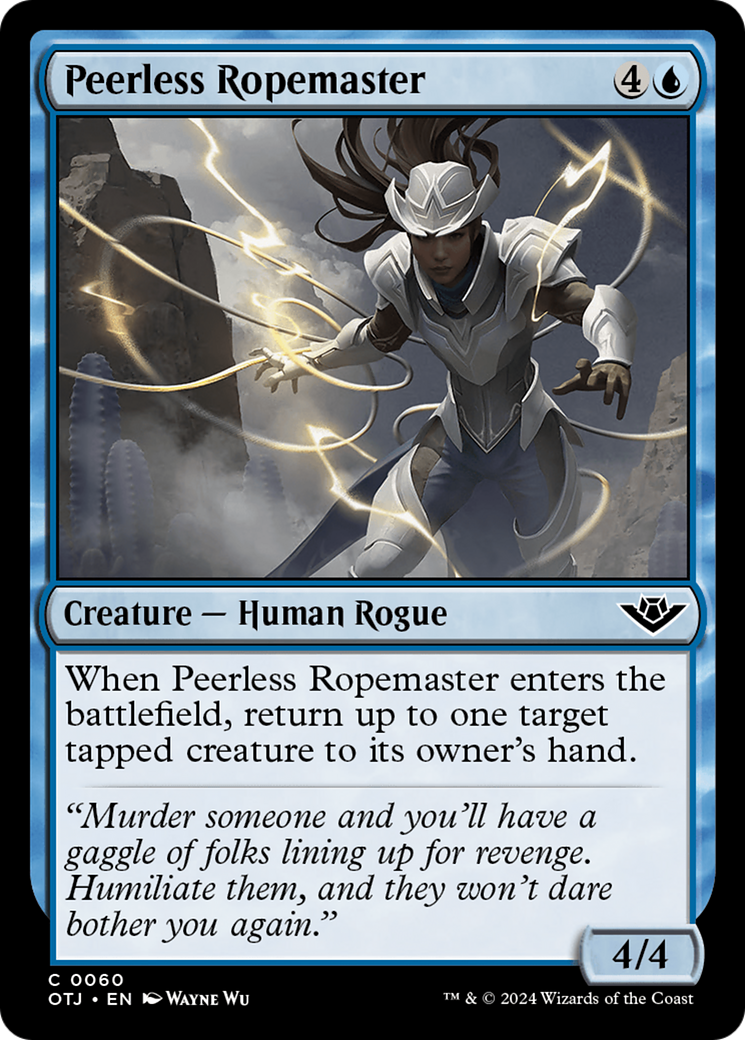 Peerless Ropemaster [Outlaws of Thunder Junction] MTG Single Magic: The Gathering | Red Claw Gaming