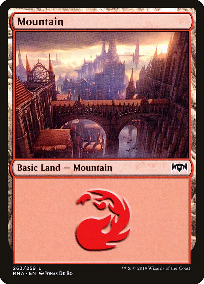Mountain (263) [Ravnica Allegiance] MTG Single Magic: The Gathering | Red Claw Gaming