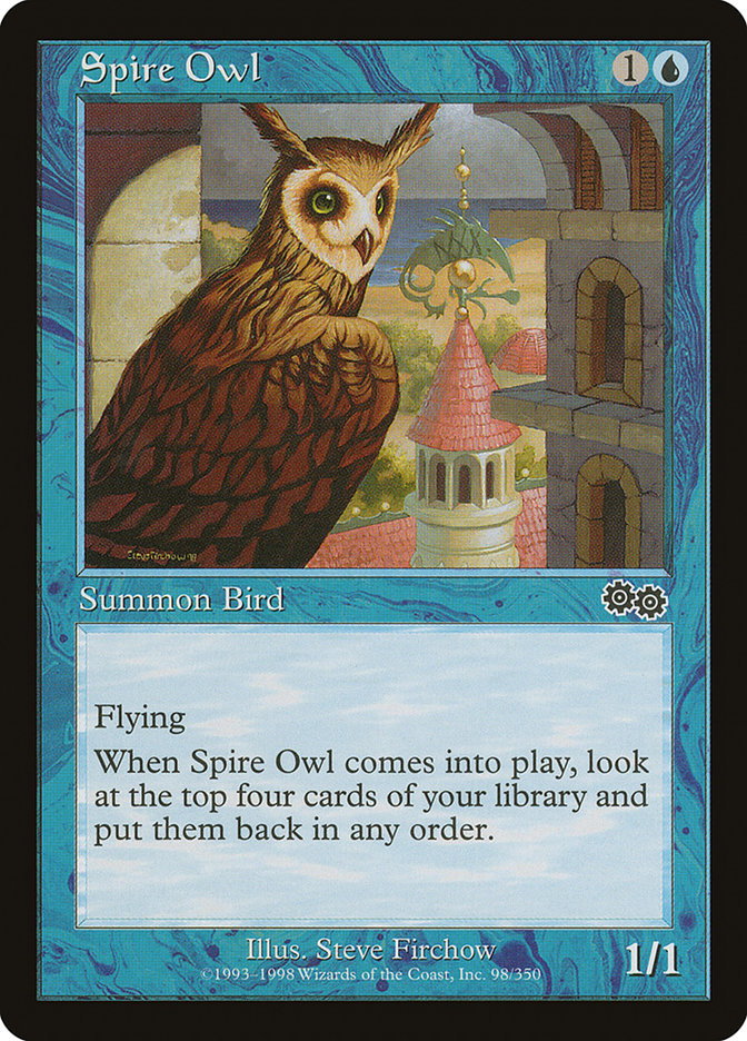 Spire Owl [Urza's Saga] MTG Single Magic: The Gathering | Red Claw Gaming