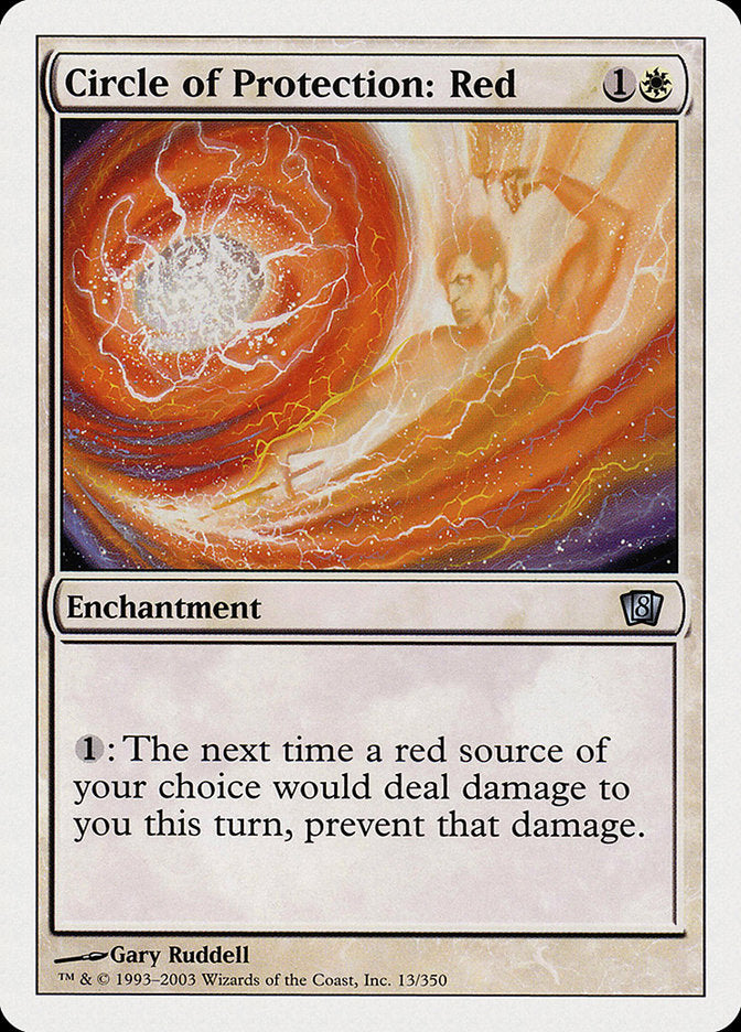 Circle of Protection: Red [Eighth Edition] MTG Single Magic: The Gathering | Red Claw Gaming