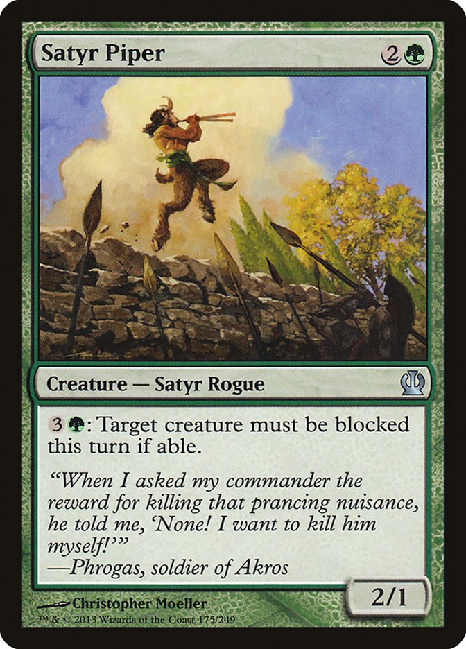 Satyr Piper [Theros] MTG Single Magic: The Gathering | Red Claw Gaming
