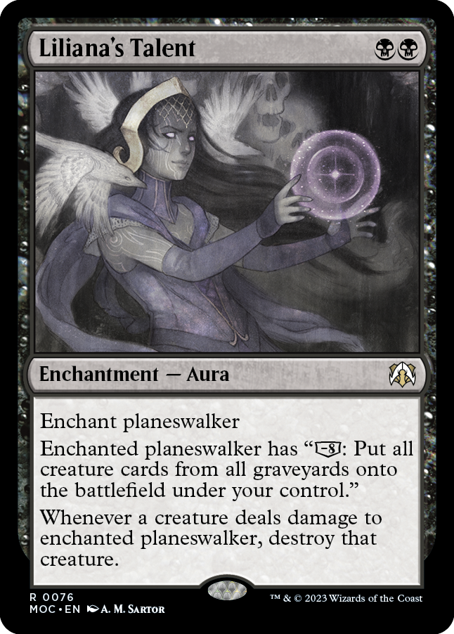 Liliana's Talent [March of the Machine Commander] MTG Single Magic: The Gathering | Red Claw Gaming