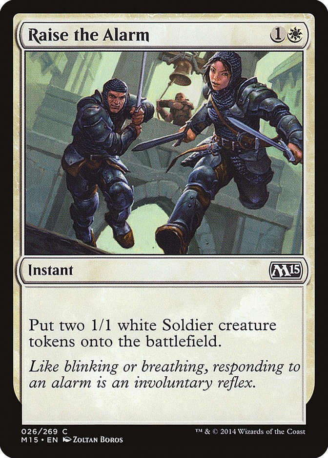 Raise the Alarm [Magic 2015] MTG Single Magic: The Gathering | Red Claw Gaming