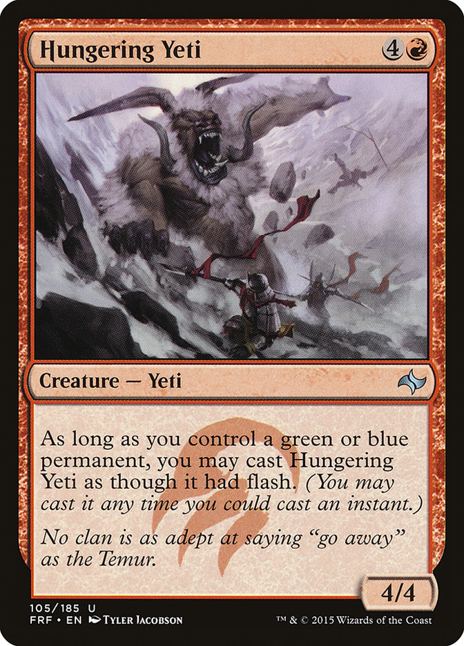 Hungering Yeti [Fate Reforged] MTG Single Magic: The Gathering | Red Claw Gaming
