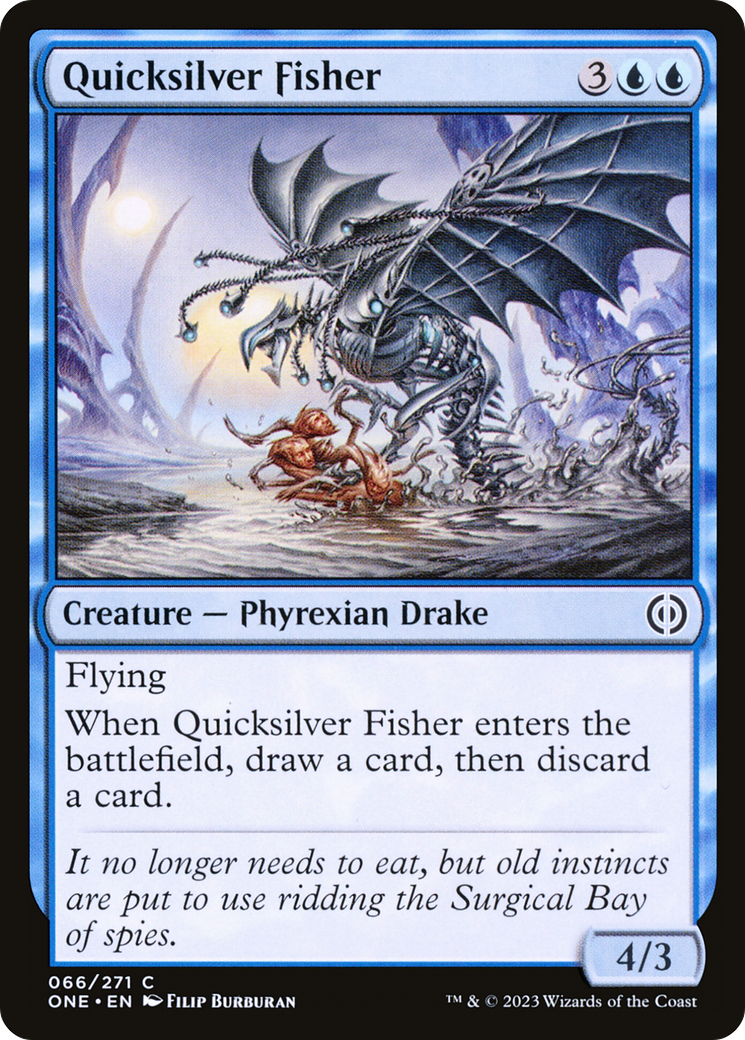 Quicksilver Fisher [Phyrexia: All Will Be One] MTG Single Magic: The Gathering | Red Claw Gaming