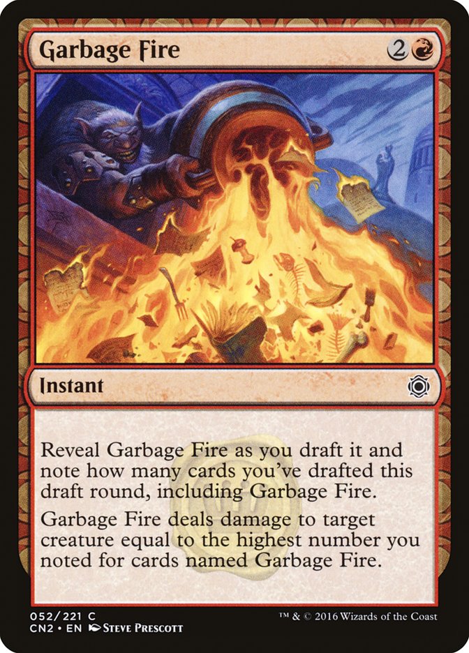 Garbage Fire [Conspiracy: Take the Crown] MTG Single Magic: The Gathering | Red Claw Gaming