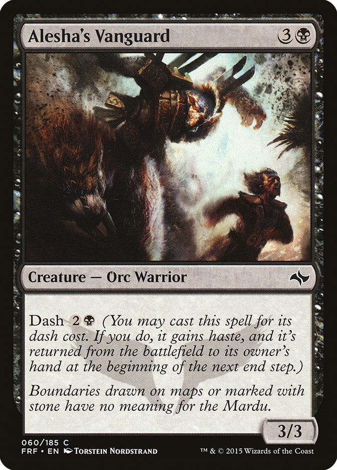 Alesha's Vanguard [Fate Reforged] MTG Single Magic: The Gathering | Red Claw Gaming