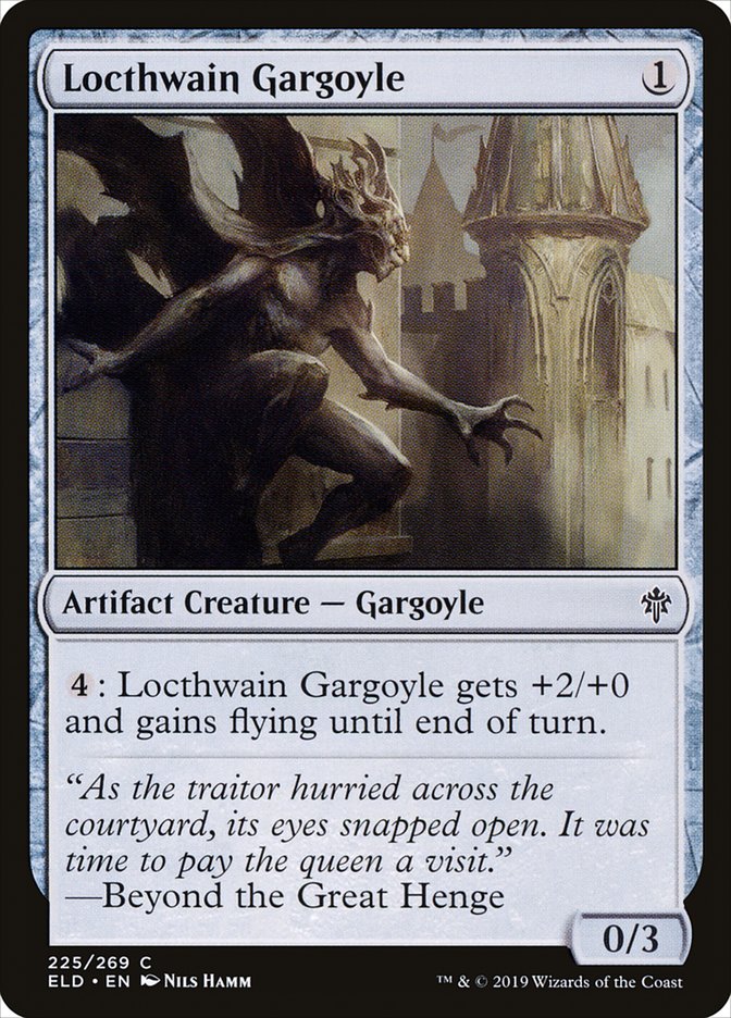 Locthwain Gargoyle [Throne of Eldraine] MTG Single Magic: The Gathering | Red Claw Gaming
