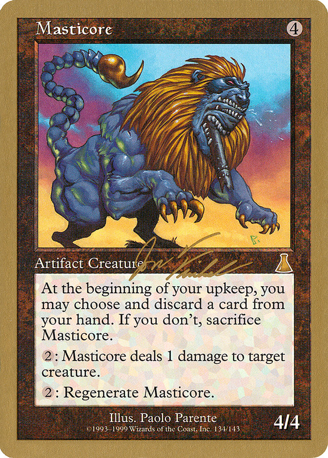 Masticore (Jon Finkel) [World Championship Decks 2000] MTG Single Magic: The Gathering | Red Claw Gaming