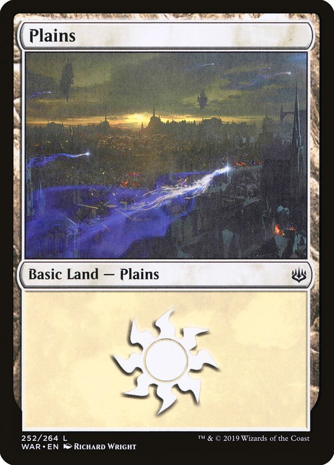 Plains (252) [War of the Spark] MTG Single Magic: The Gathering | Red Claw Gaming