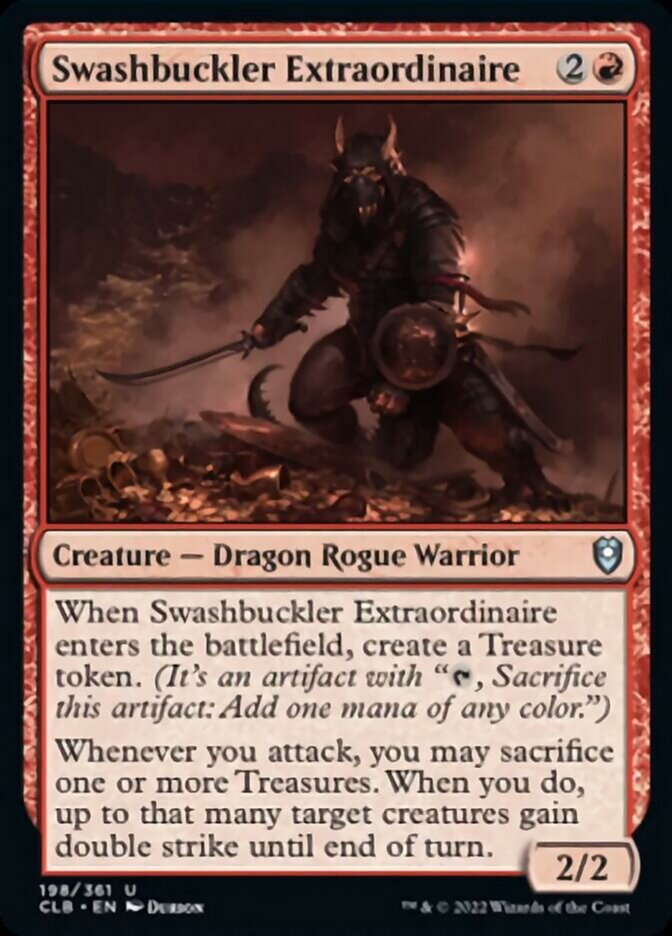 Swashbuckler Extraordinaire [Commander Legends: Battle for Baldur's Gate] MTG Single Magic: The Gathering | Red Claw Gaming
