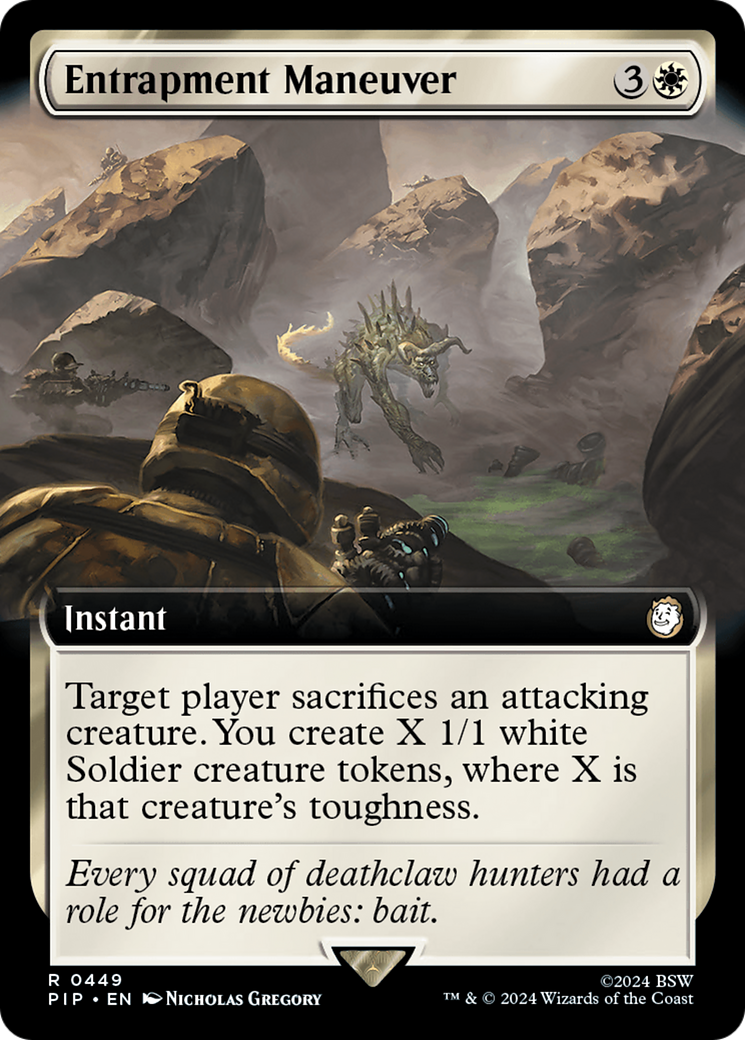 Entrapment Maneuver (Extended Art) [Fallout] MTG Single Magic: The Gathering | Red Claw Gaming