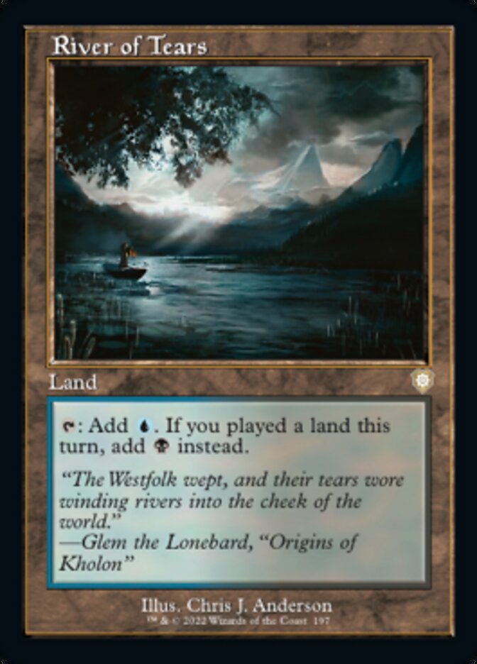 River of Tears (Retro) [The Brothers' War Commander] MTG Single Magic: The Gathering | Red Claw Gaming