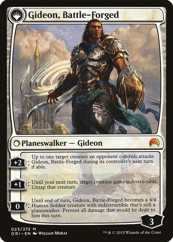Kytheon, Hero of Akros // Gideon, Battle-Forged [Magic Origins] MTG Single Magic: The Gathering | Red Claw Gaming