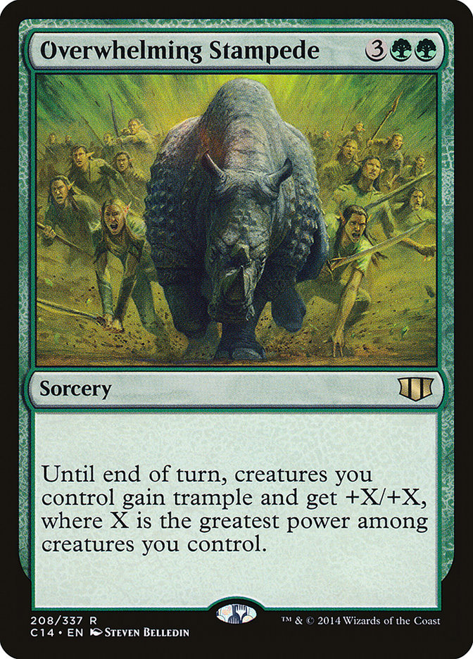 Overwhelming Stampede [Commander 2014] MTG Single Magic: The Gathering | Red Claw Gaming