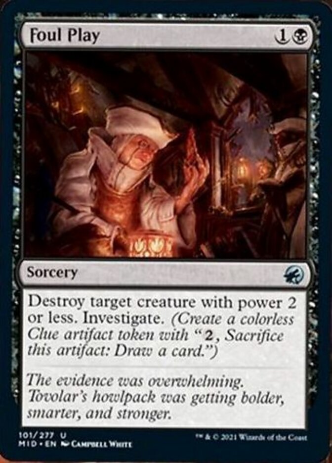 Foul Play [Innistrad: Midnight Hunt] MTG Single Magic: The Gathering | Red Claw Gaming