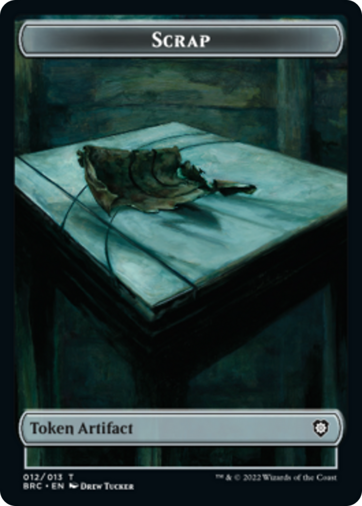 Scrap // Powerstone Double-Sided Token [The Brothers' War Commander Tokens] MTG Single Magic: The Gathering | Red Claw Gaming