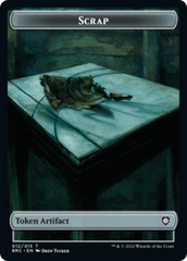 Scrap // Powerstone Double-Sided Token [The Brothers' War Commander Tokens] MTG Single Magic: The Gathering | Red Claw Gaming