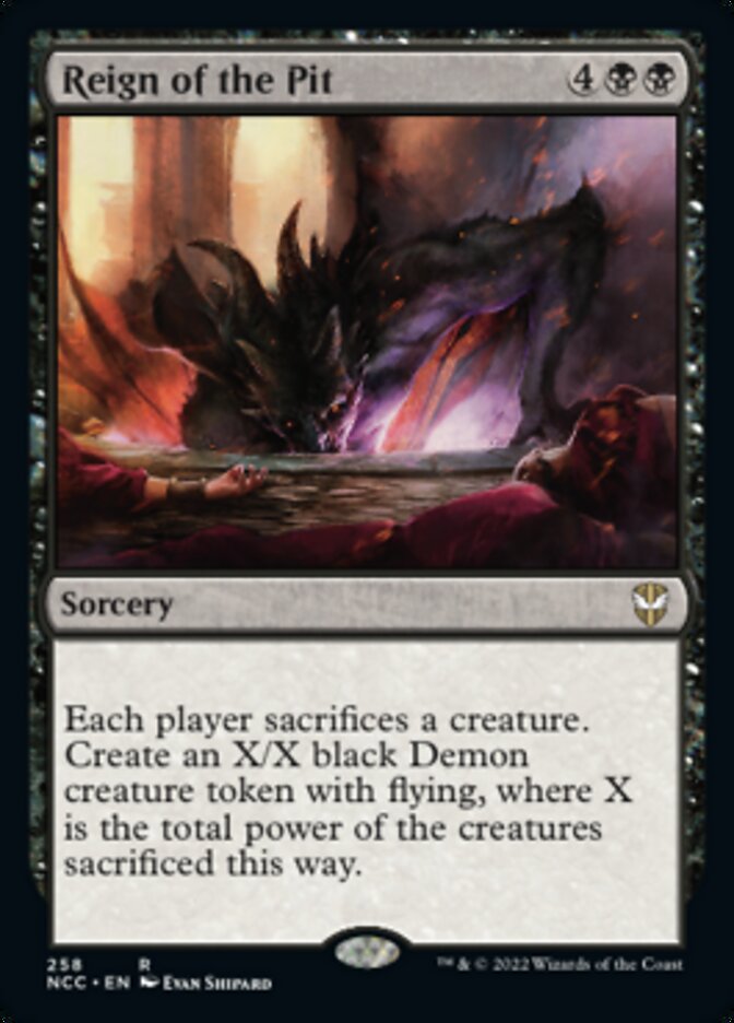 Reign of the Pit [Streets of New Capenna Commander] MTG Single Magic: The Gathering | Red Claw Gaming