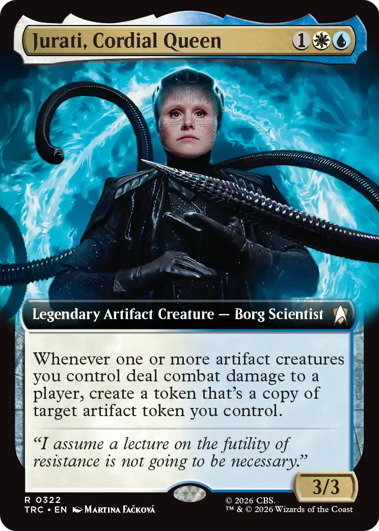 Jurati, Cordial Queen (Extended Art) [Star Trek Commander] | Red Claw Gaming