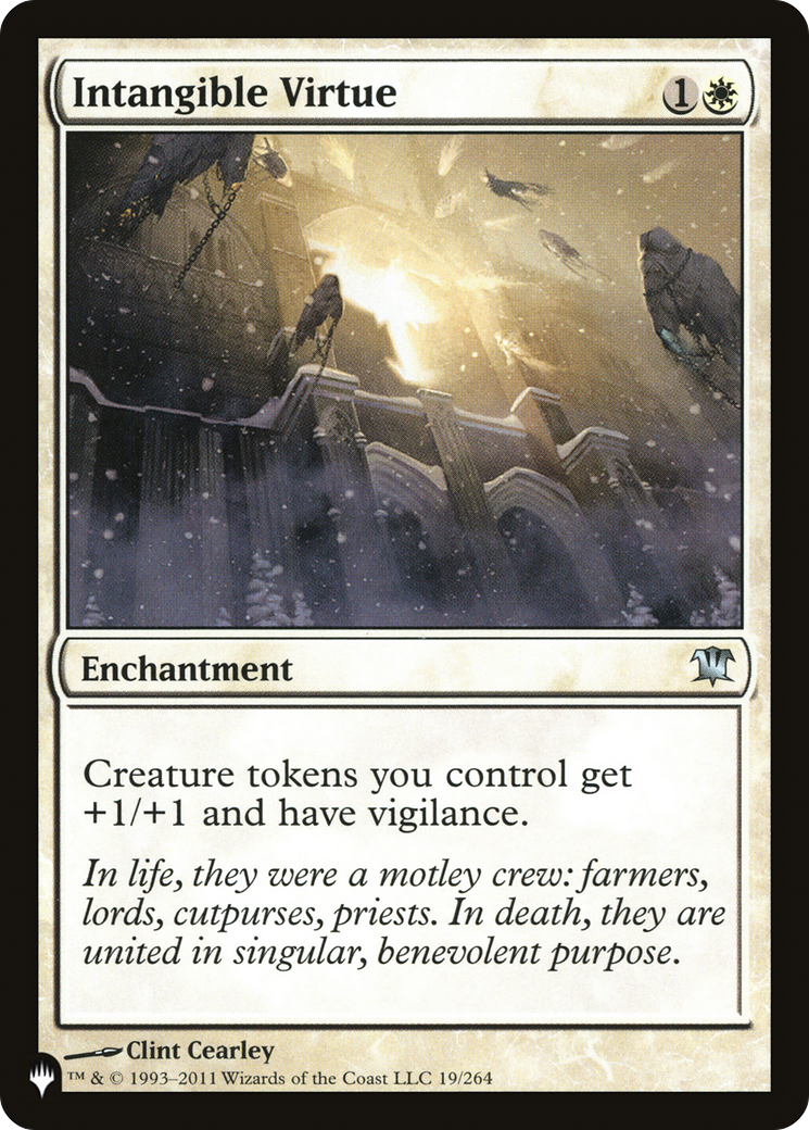 Intangible Virtue [The List] MTG Single Magic: The Gathering | Red Claw Gaming