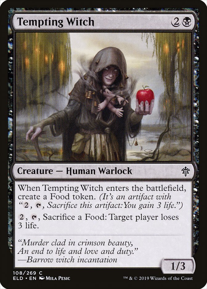 Tempting Witch [Throne of Eldraine] MTG Single Magic: The Gathering | Red Claw Gaming