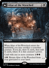 Altar of the Wretched // Wretched Bonemass (Extended Art) [The Lost Caverns of Ixalan Commander] MTG Single Magic: The Gathering | Red Claw Gaming