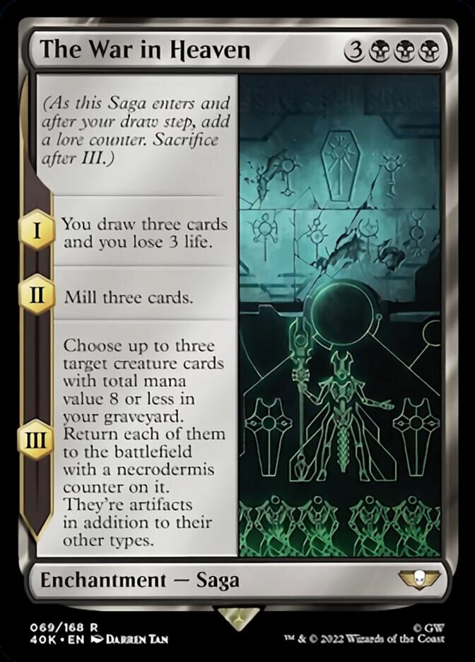 The War in Heaven (Surge Foil) [Warhammer 40,000] MTG Single Magic: The Gathering | Red Claw Gaming