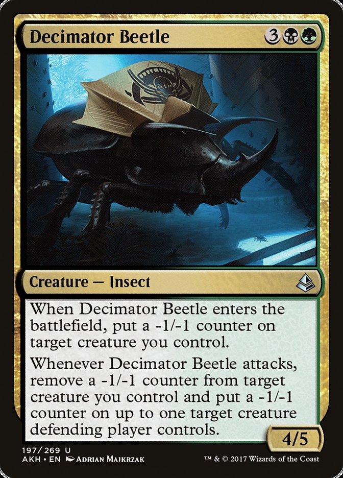 Decimator Beetle [Amonkhet] MTG Single Magic: The Gathering | Red Claw Gaming