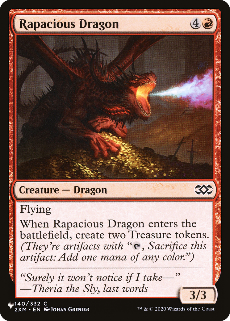 Rapacious Dragon [The List] MTG Single Magic: The Gathering | Red Claw Gaming