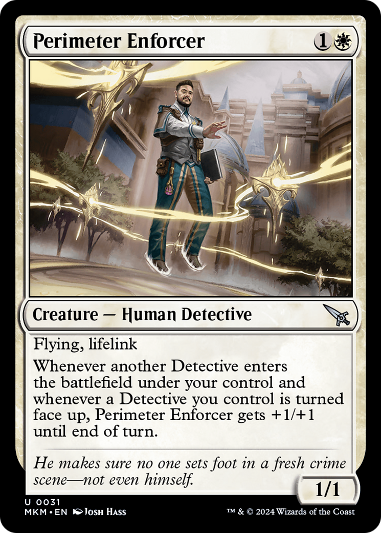 Perimeter Enforcer [Murders at Karlov Manor] MTG Single Magic: The Gathering    | Red Claw Gaming