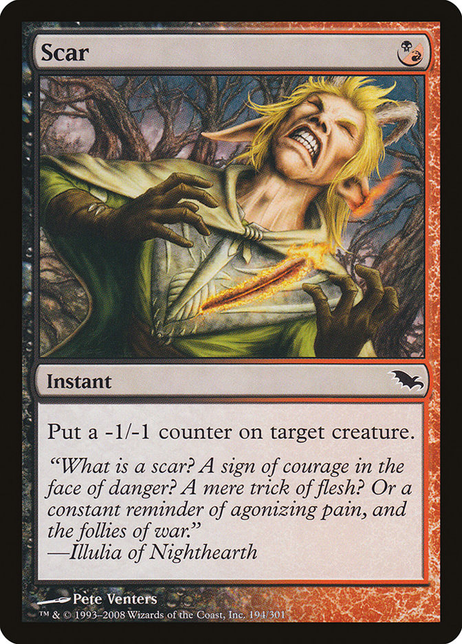 Scar [Shadowmoor] MTG Single Magic: The Gathering | Red Claw Gaming