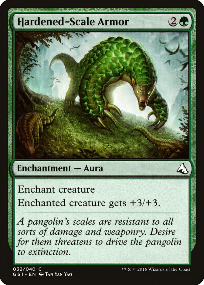 Hardened-Scale Armor [Global Series Jiang Yanggu & Mu Yanling] MTG Single Magic: The Gathering | Red Claw Gaming
