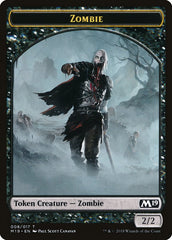 Knight // Zombie Double-Sided Token (Game Night) [Core Set 2019 Tokens] MTG Single Magic: The Gathering | Red Claw Gaming