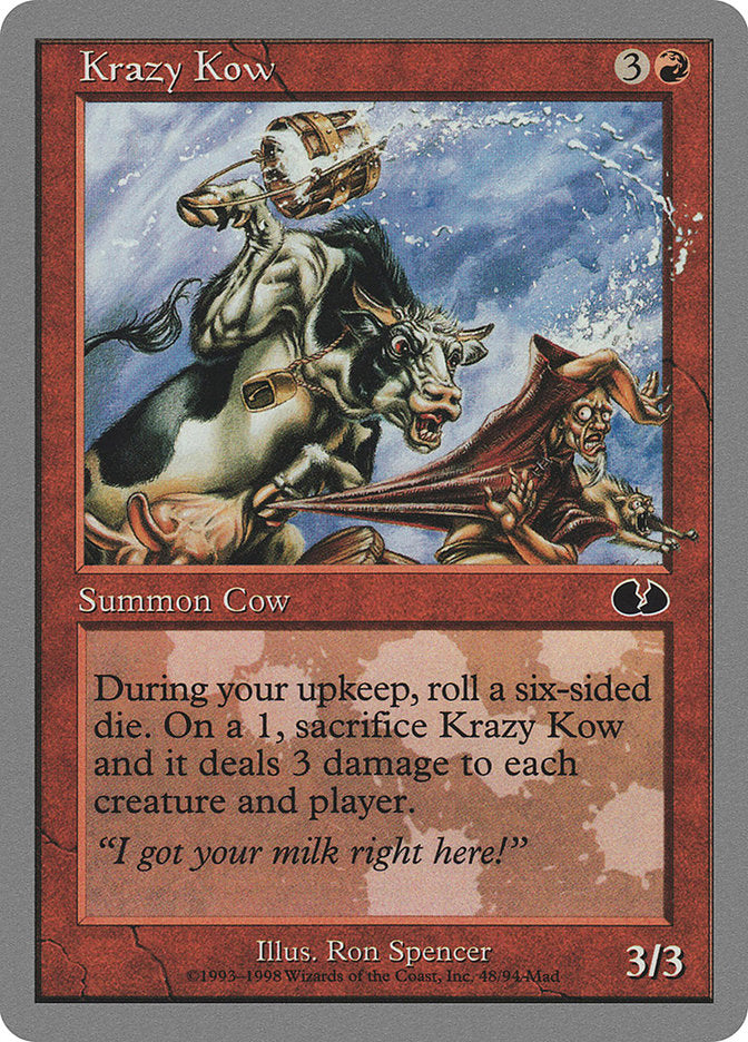Krazy Kow [Unglued] MTG Single Magic: The Gathering | Red Claw Gaming