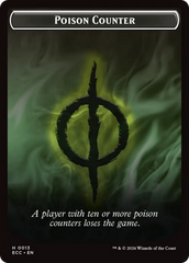 Saproling // Poison Counter Double-Sided Token [Lorwyn Eclipsed Tokens] MTG Single Magic: The Gathering | Red Claw Gaming