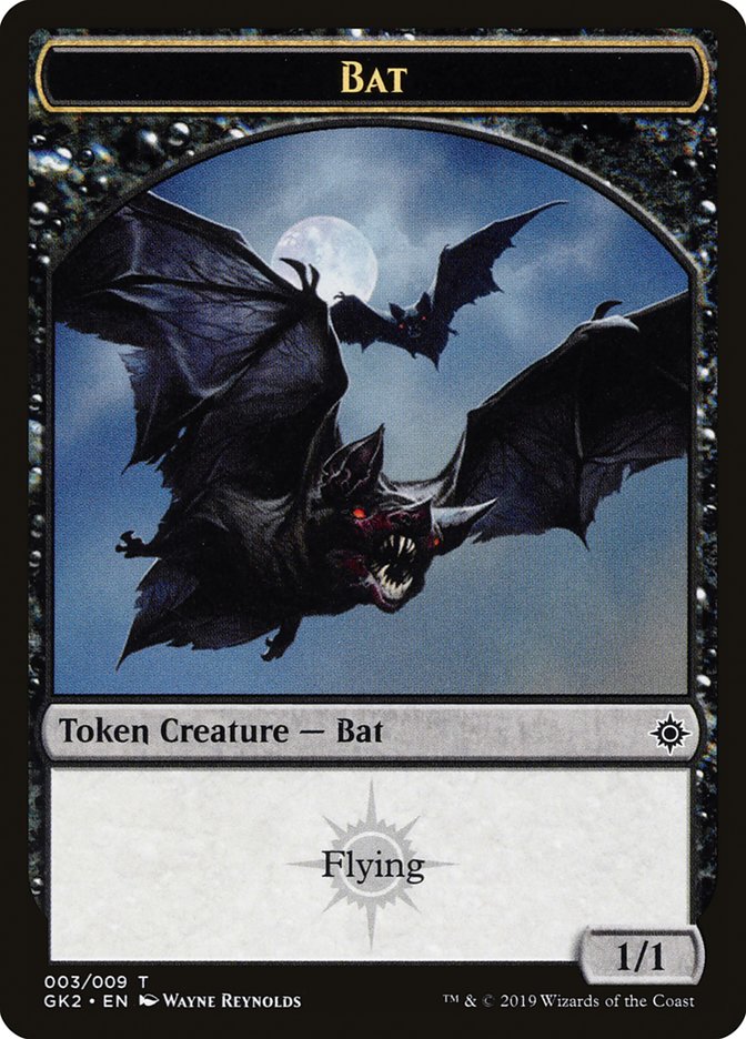Bat // Spirit (010) Double-Sided Token [Ravnica Allegiance Guild Kit Tokens] MTG Single Magic: The Gathering | Red Claw Gaming