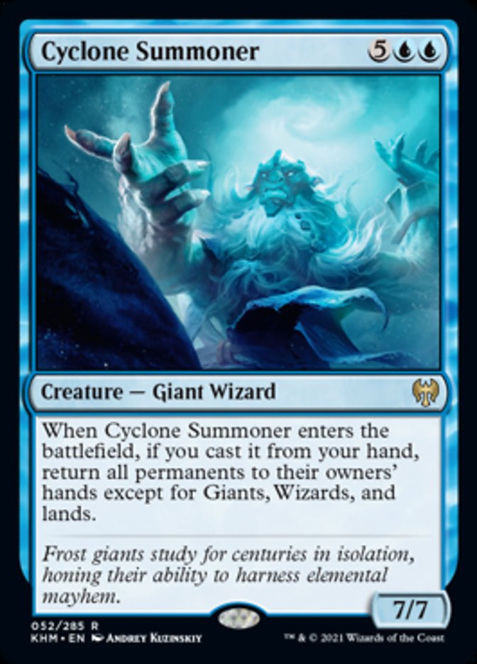 Cyclone Summoner [Kaldheim] MTG Single Magic: The Gathering | Red Claw Gaming