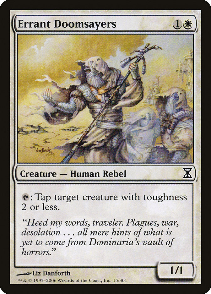 Errant Doomsayers [Time Spiral] MTG Single Magic: The Gathering | Red Claw Gaming